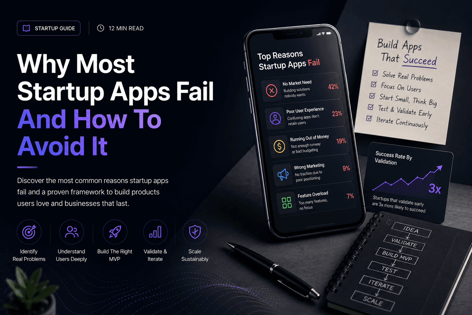 WHY MOST STARTUP APPS FAIL AND HOW TO AVOID IT